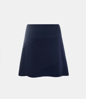 Halara Cloudful® Air Mid Rise 2-in-1 Side Pocket Plain Women's Skirts Peacoat | 685420-ANE