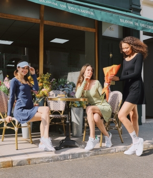 Halara Everyday 2-in-1 Activity-First Class Women's Dress Deep Lichen Green | 310685-WES