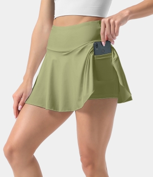 Halara Everyday Cloudful® Air 2-in-1 Tennis-Marvelous Women's Skirts Lint | 201946-TAX