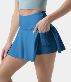 Halara Everyday Cloudful® Air 2-in-1 Tennis-Marvelous Women's Skirts Pacific Coast | 364589-HPD