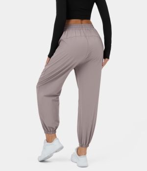 Halara High Waisted Drawstring Side Pocket Relaxed Casual Women's Jogger Sphinx | 472381-NPV