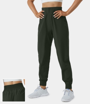 Halara High Waisted Elastic Waistband Casual Women's Jogger Mountain View | 940516-KPC