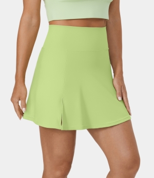 Halara High Waisted Split Hem 2-in-1 A Line Tennis Women's Skirts Butterfly | LZEAVDP-10