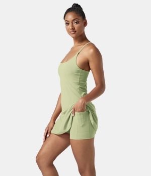 Halara In My Feels Everyday Cloudful® Air 2-in-1 Activity-Euphoria Air Women's Dress Lint | 843561-YFU