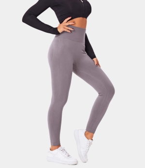 Halara Seamless Flow High Waisted Butt Lifting Plain Women's Leggings Nirvana | 859710-GUH