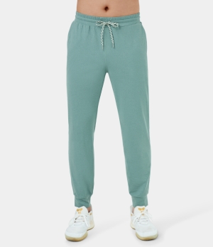 Halara SouffleSoft Elastic Waistband Pocket Couple Men Women's Jogger Aqua Haze | 468903-MXH